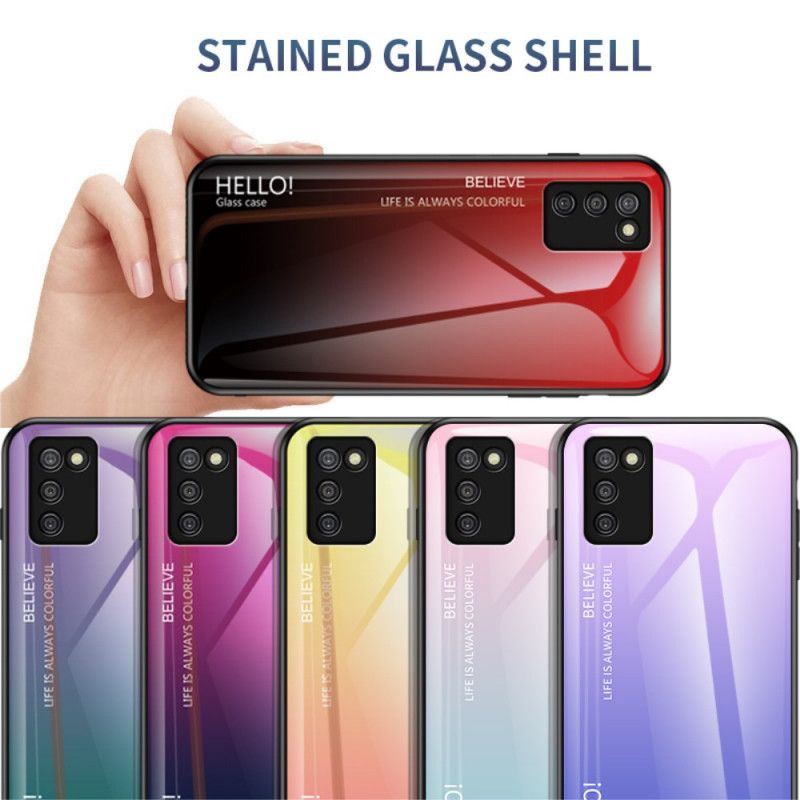 Deksel Til Samsung Galaxy A03s Hei Herdet Glass