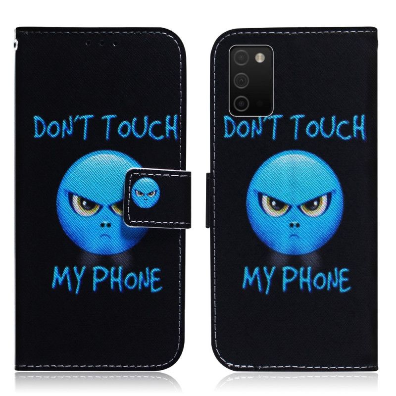 Folio Deksel Til Samsung Galaxy A03s Emoji-telefon