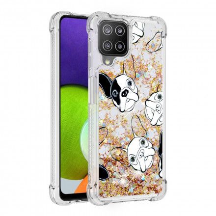 Deksel Til Samsung Galaxy A22 4G Mr Glitter Dog
