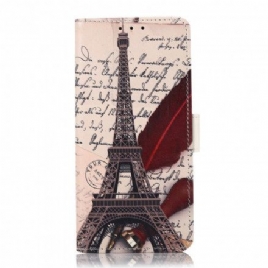 Folio Deksel Til Samsung Galaxy A22 4G Eiffeltårnet