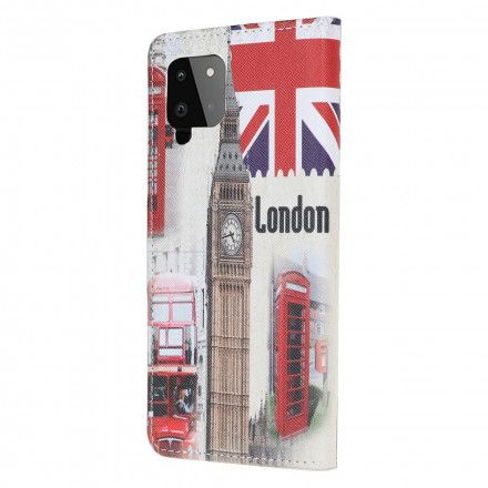 Folio Deksel Til Samsung Galaxy A22 4G Londonlife