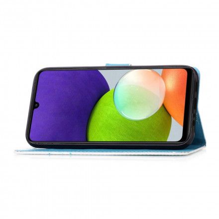 Folio Deksel Til Samsung Galaxy A22 4G Mandala I Himmelen