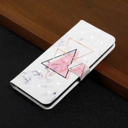 Lærdeksel Til Samsung Galaxy A22 4G Paljetttrekant