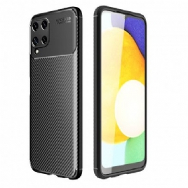 Mobildeksel Til Samsung Galaxy A22 4G Fleksibel Karbonfibertekstur
