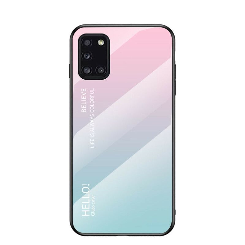 Deksel Til Samsung Galaxy A31 Hei Herdet Glass