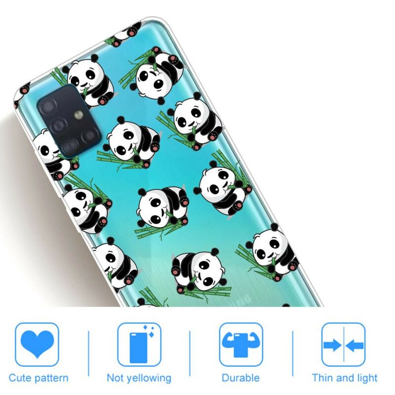 Deksel Til Samsung Galaxy A31 Små Pandaer