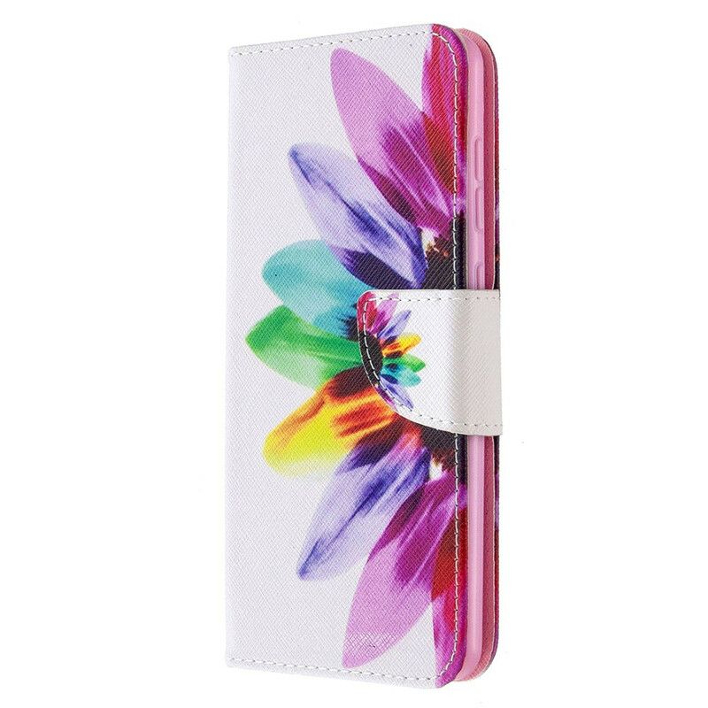 Lærdeksel Til Samsung Galaxy A31 Akvarellblomst