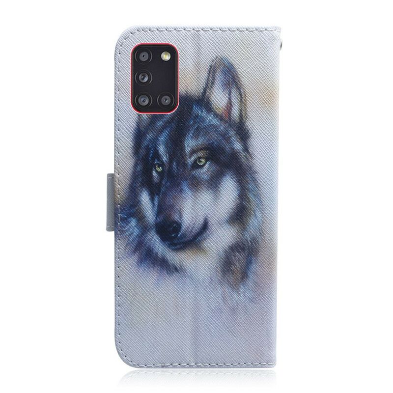 Lærdeksel Til Samsung Galaxy A31 Canine Gaze