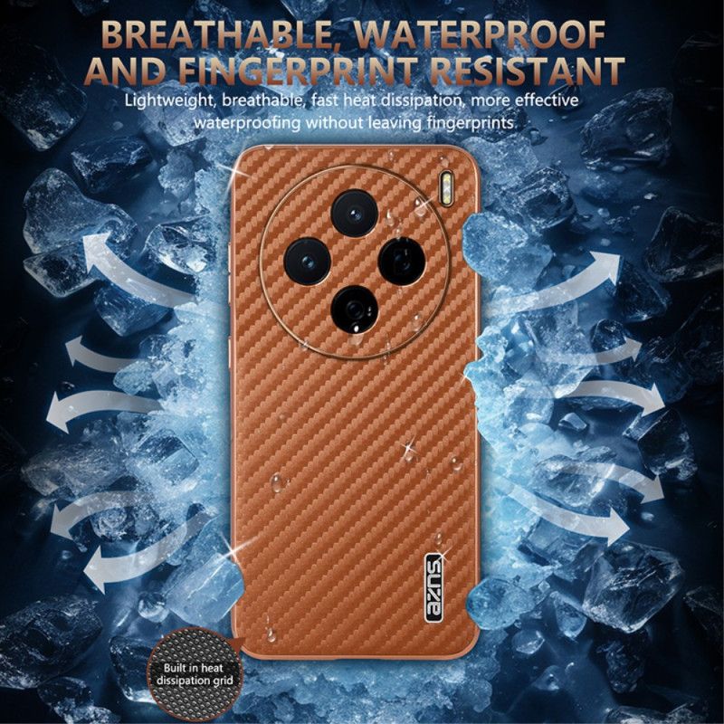 Deksel Vivo X200 Azns Karbon Fiber Beskyttelse Deksel