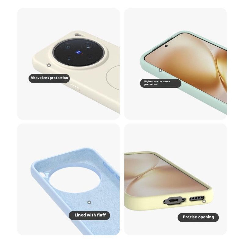 Deksel Vivo X200 Magsafe Flytende Silikon