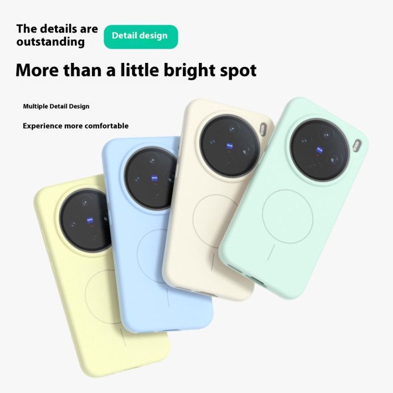 Deksel Vivo X200 Magsafe Flytende Silikon