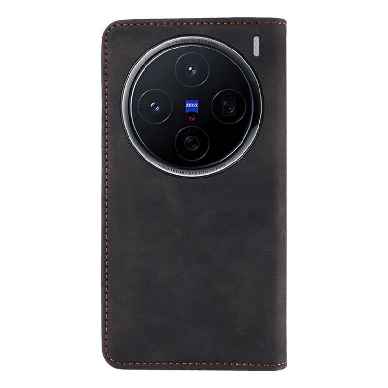 Folio Deksel Lær Vivo X200 Mobildeksel Betopnice