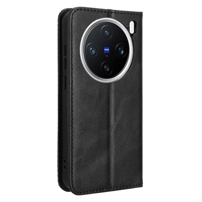 Folio Deksel Vivo X200 Vintage Kant Beskyttelse Deksel