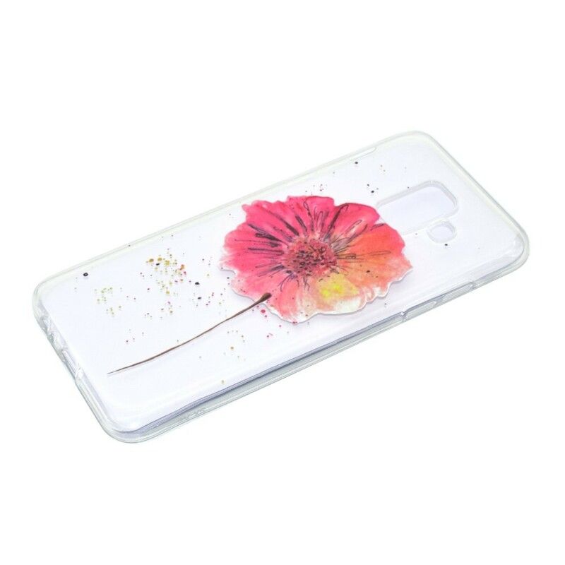Deksel Til Samsung Galaxy A6 Sømløst Blomstermønster I Akvarell