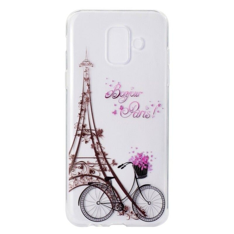 Deksel Til Samsung Galaxy A6 Transparent Bonjour Paris