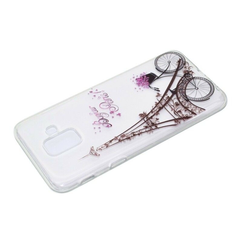 Deksel Til Samsung Galaxy A6 Transparent Bonjour Paris