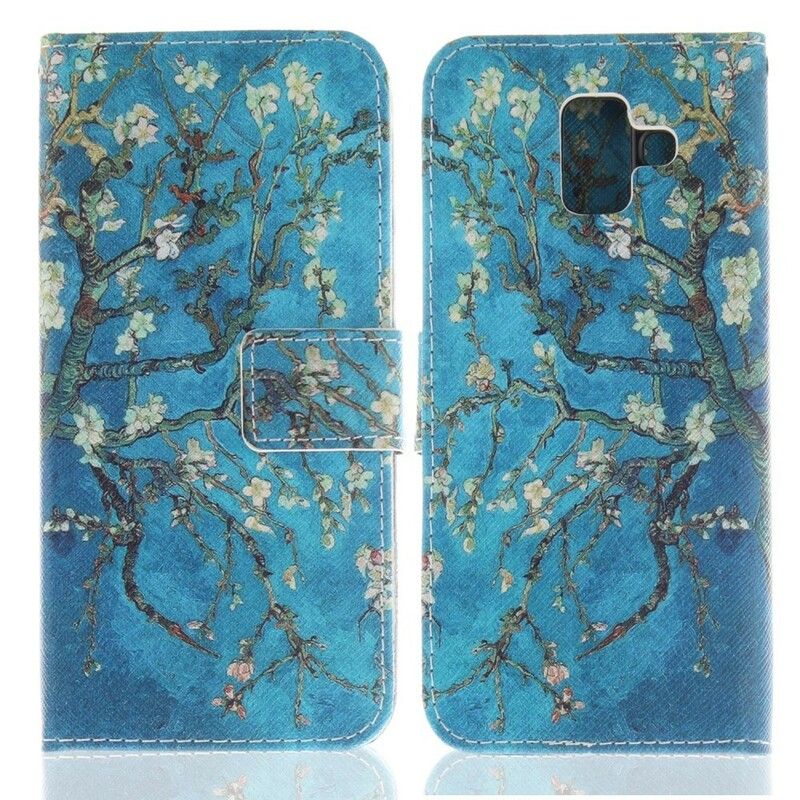 Folio Deksel Til Samsung Galaxy A6 Blomstrende Tre