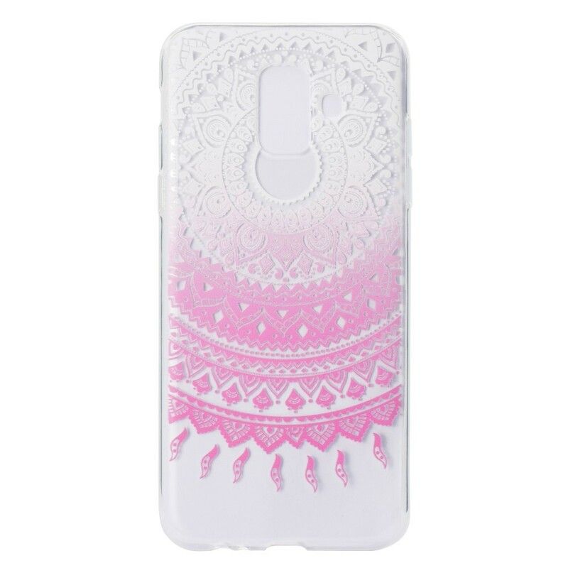 Mobildeksel Til Samsung Galaxy A6 Transparent Farget Mandala