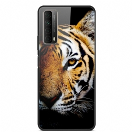 Deksel Til Huawei P Smart 2021 Realistisk Tiger Herdet Glass