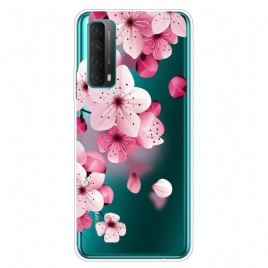 Deksel Til Huawei P Smart 2021 Store Rosa Blomster