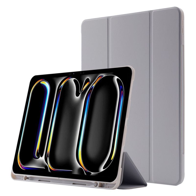 Case Etui iPad Pro 13 (2025) Mobildeksel Trefoldig Stativ Og Blyantholder