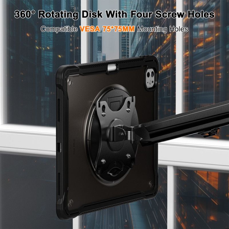 Deksel iPad Pro 13 (2025) Gjennomsiktig Med Stativ