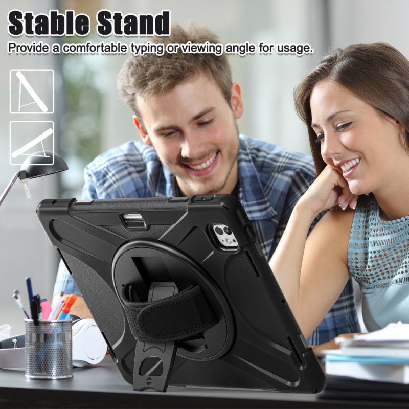 Deksel iPad Pro 13 (2025) Mobildeksel Stylusholder Og Skulderstropp