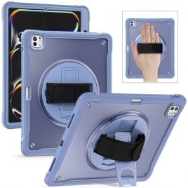 Deksel iPad Pro 13 (2025) Stativ Og Roterende Håndstropp