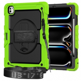 Deksel Til iPad Pro 13 (2025) Robust Med Skjermbeskytter Og Skulderstropp