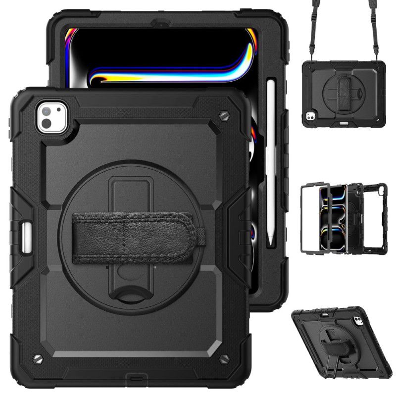 Deksel Til iPad Pro 13 (2025) Robust Med Skjermbeskytter Og Skulderstropp