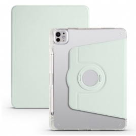 Etui iPad Pro 13 (2025) Roterende Stativ Og Avtakbar Gjennomsiktig Bakside