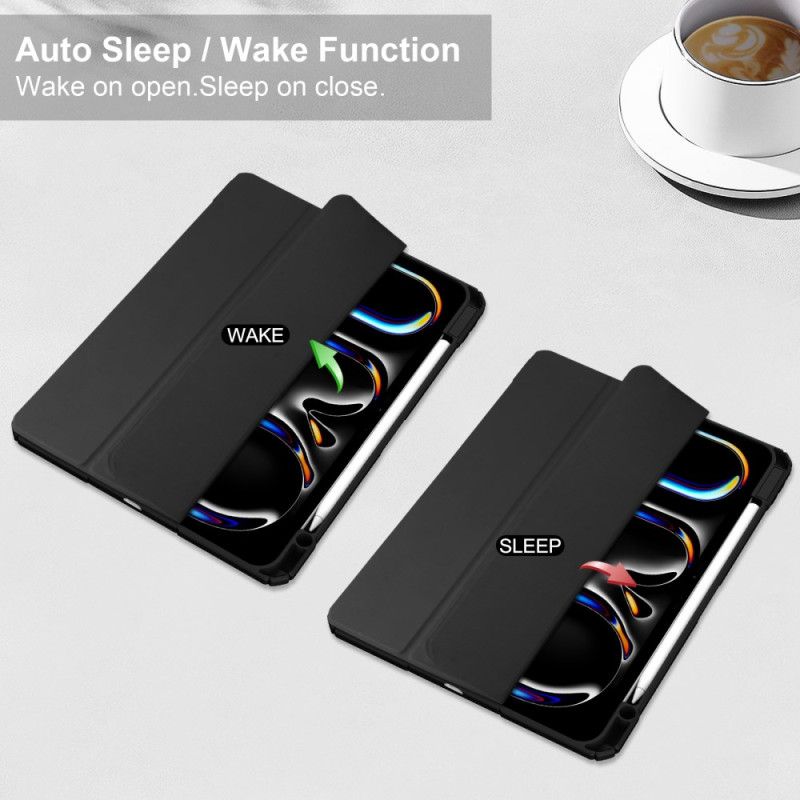 iPad Pro 13 (2025) Gjennomsiktig Etui I Kunstskinn