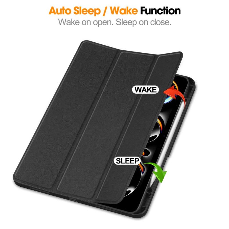 iPad Pro 13 (2025) Pekepennholder I Kunstskinn