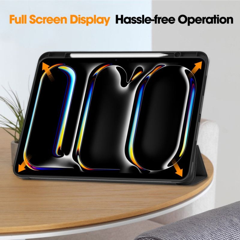 iPad Pro 13 (2025) Pekepennholder I Kunstskinn