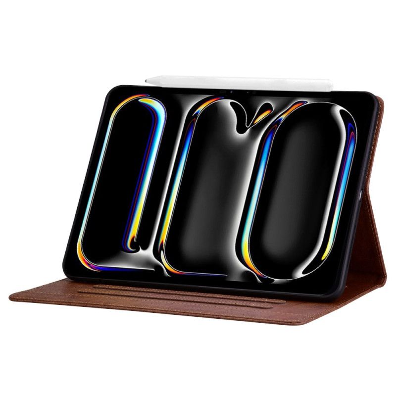 Lærdeksel Folio Deksel iPad Pro 13 (2025) Mobildeksel Magnetisk Lukking Med Kattedesign