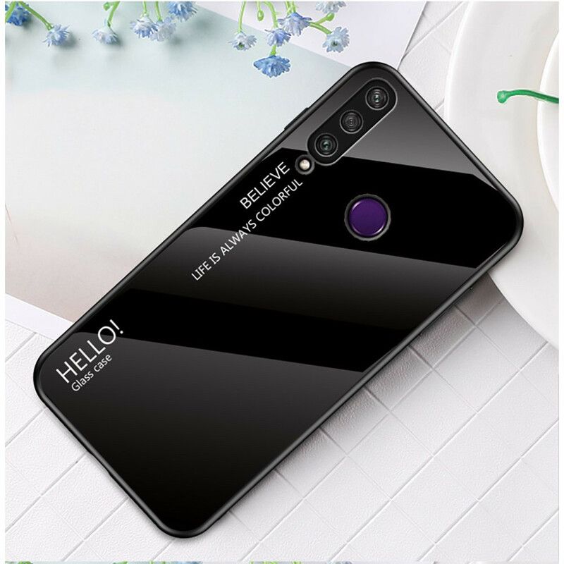 Deksel Til Huawei Y6p Hei Herdet Glass