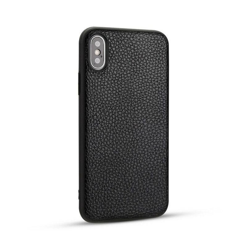 Deksel Til iPhone X / XS Ekte Litchi-skinn