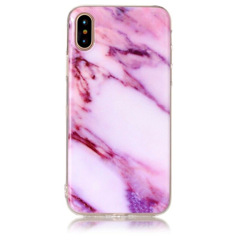 Deksel Til iPhone X / XS Marmor