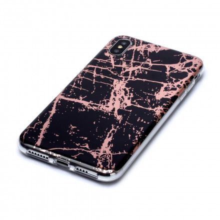 Deksel Til iPhone X / XS Marmorgeometridesign