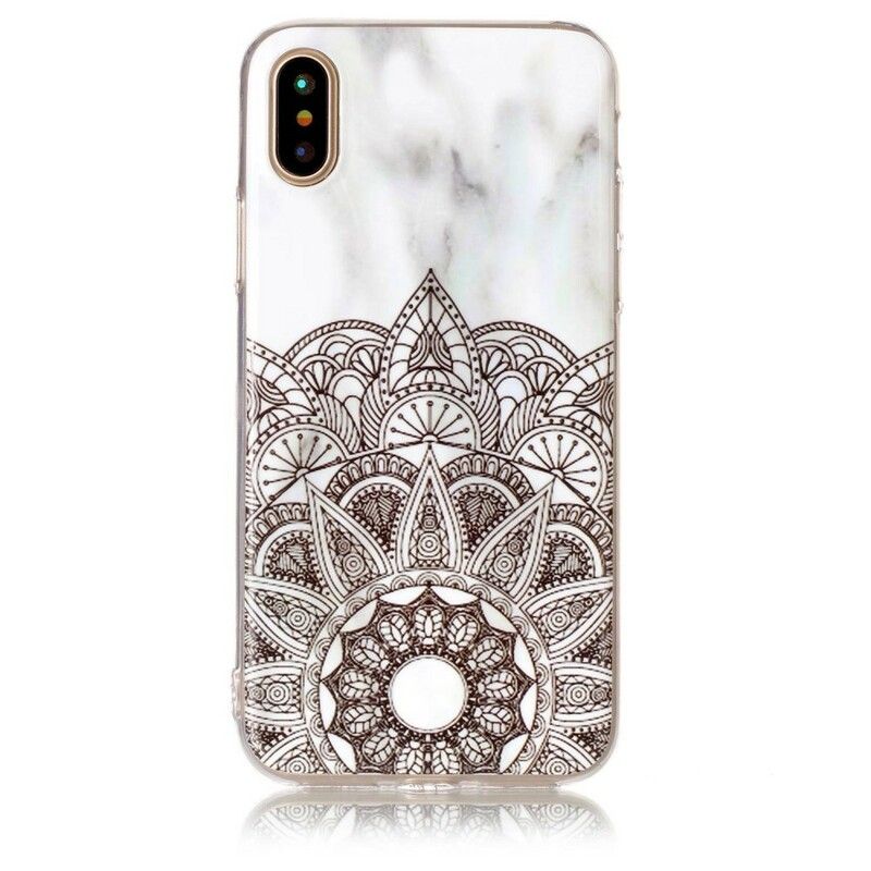 Deksel Til iPhone X / XS Marmormandala