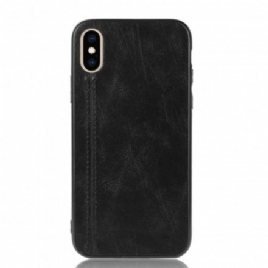 Deksel Til iPhone X / XS Søm Skinneffekt