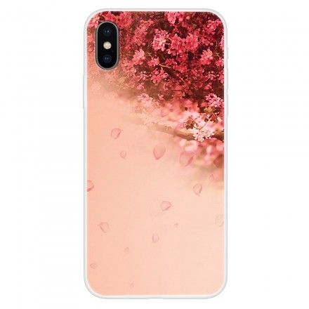 Deksel Til iPhone X / XS Transparent Romantisk Tre