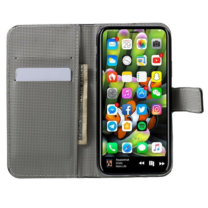 Folio Deksel Til iPhone X / XS Englands Flagg
