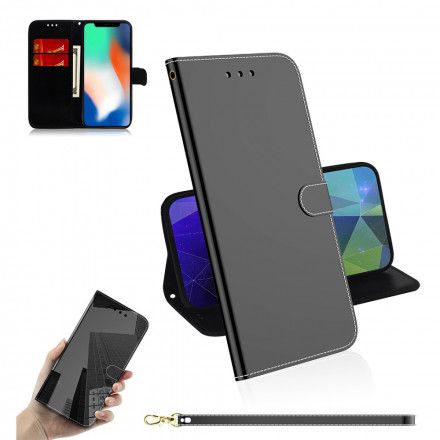 Folio Deksel Til iPhone X / XS Fuktskinnspeil
