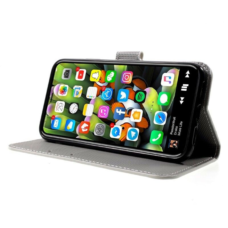 Folio Deksel Til iPhone X / XS Jeg Elsker Paris