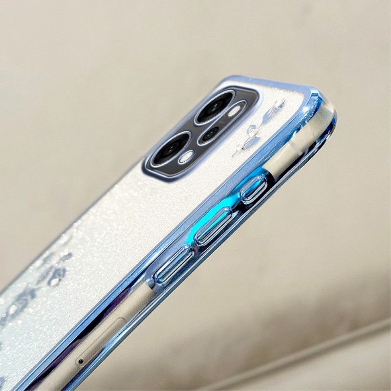 Deksel Oppo Reno 14 Pro 5g Blomster Med Strass