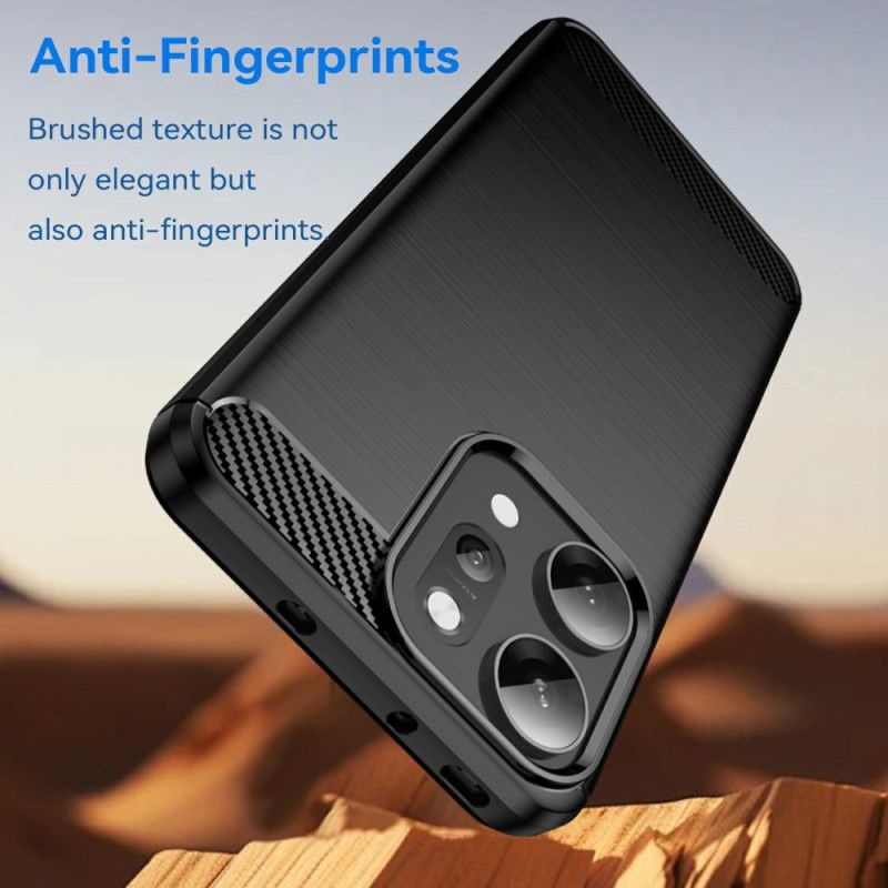Deksel Til Oppo Reno 14 Pro 5g Børstet Karbonfiber