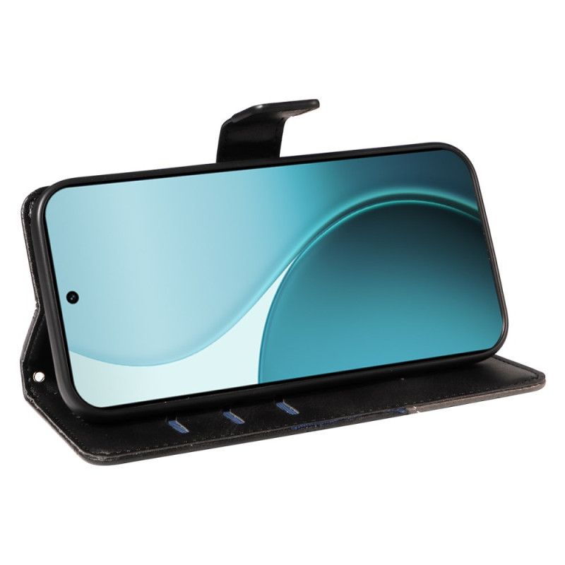 Folio Deksel Oppo Reno 14 Pro 5g Geometrisk Design Beskyttelse Deksel