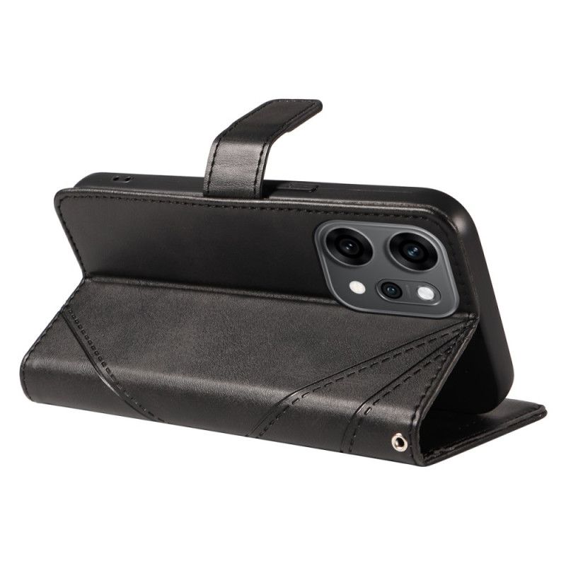 Folio Deksel Oppo Reno 14 Pro 5g Geometrisk Design Beskyttelse Deksel