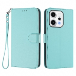 Folio Deksel Oppo Reno 14 Pro 5g Lommebok Med Stropp